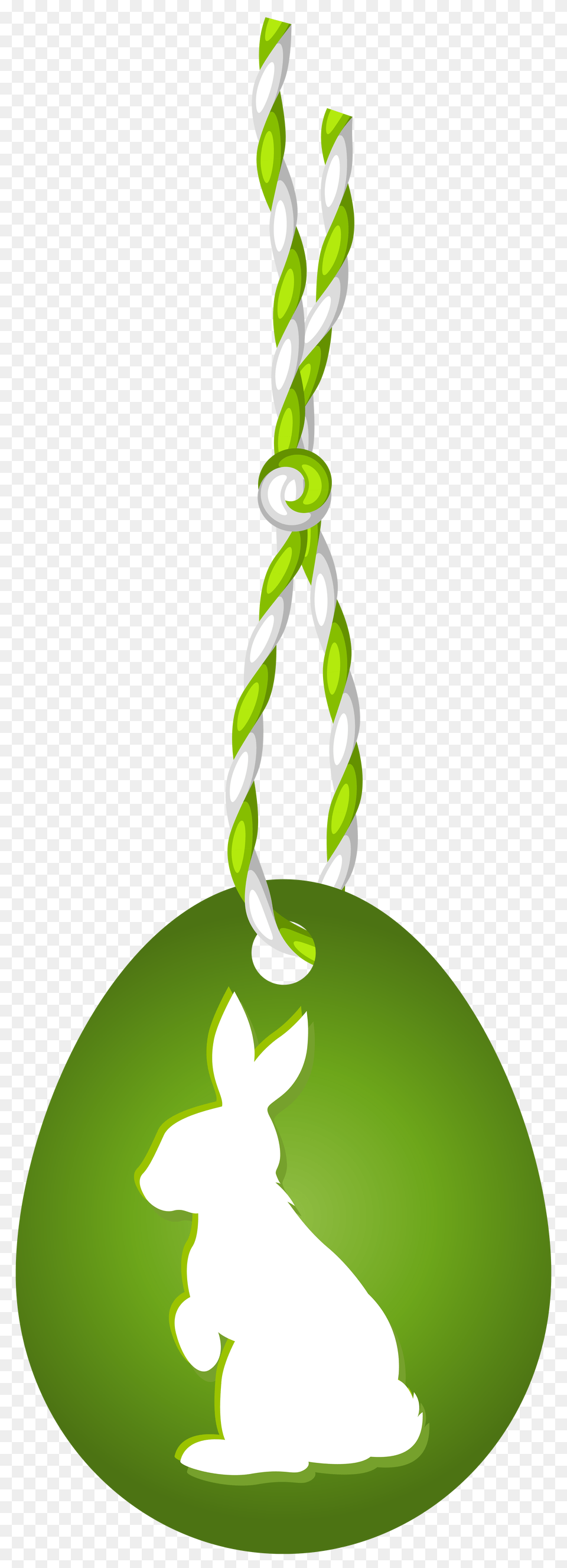 Green Easter Hanging Egg With Bunny Clip Art Gallery, Dynamite, Weapon, Animal, Kangaroo Png Image