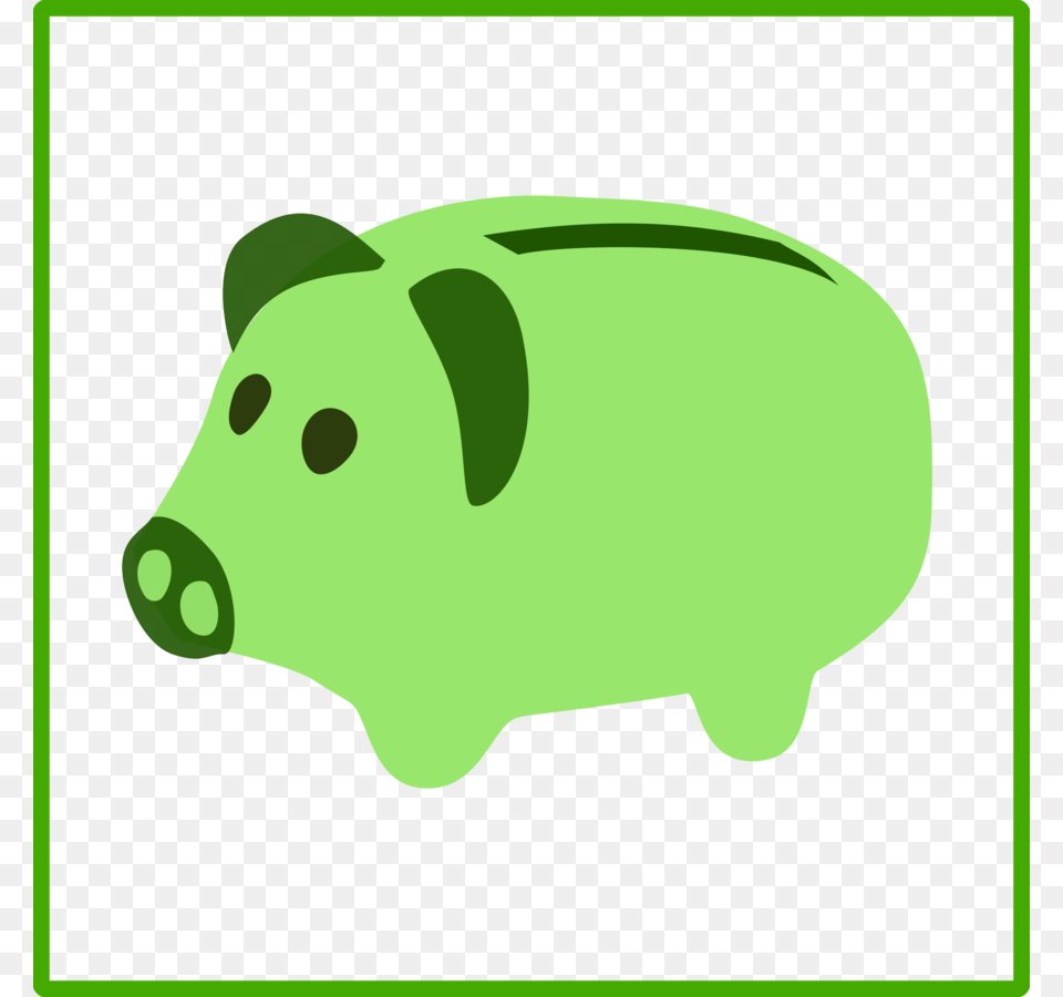 Green Economy Icon Clipart Computer Icons Economy Clip, Piggy Bank, Animal, Mammal, Pig Free Png