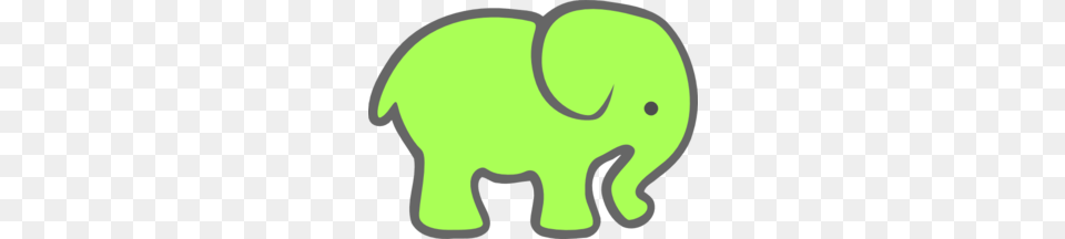 Green Elephant Clip Art, Animal, Mammal, Wildlife Png Image