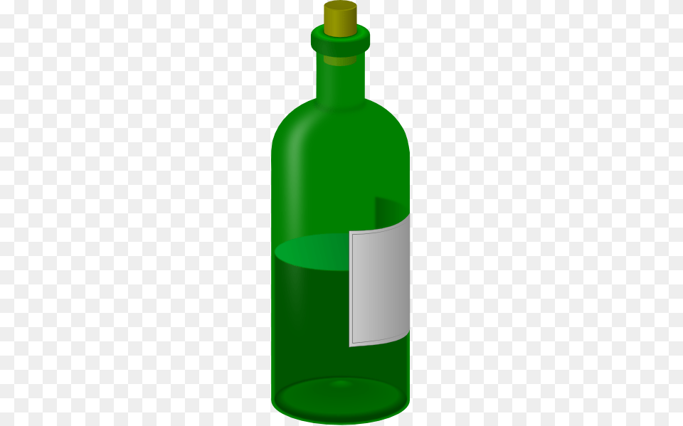 Green Empty Wine Bottle Clip Art, Shaker Png Image