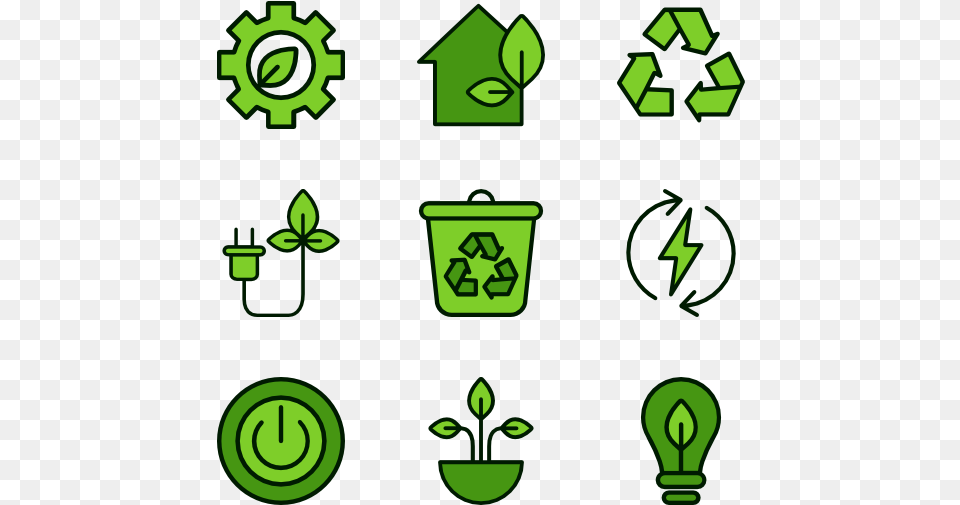 Green Energy Clean Energy Icon, Recycling Symbol, Symbol Free Png
