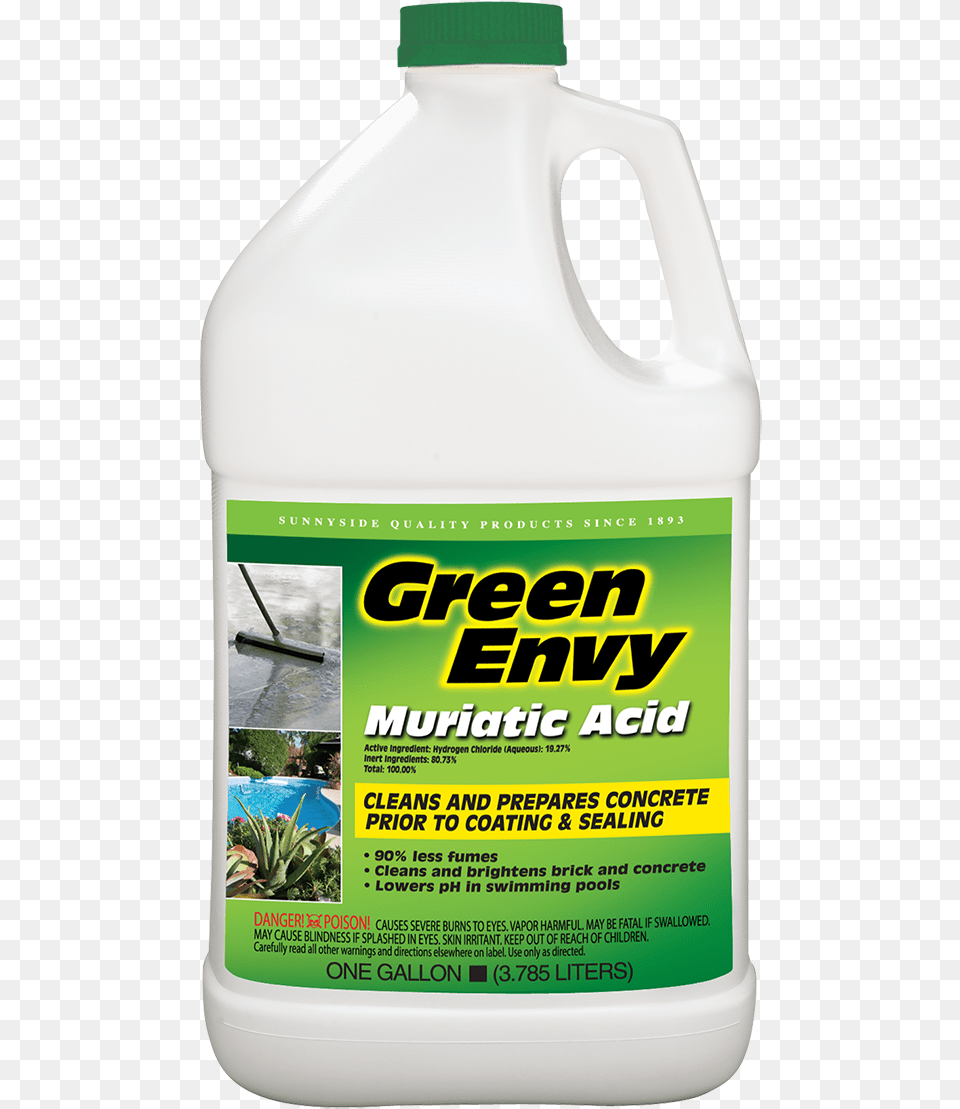 Green Envy Muriatic Acid Bottle, Herbal, Herbs, Plant Png