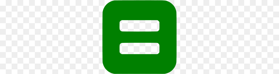 Green Equal Sign Icon Free Transparent Png