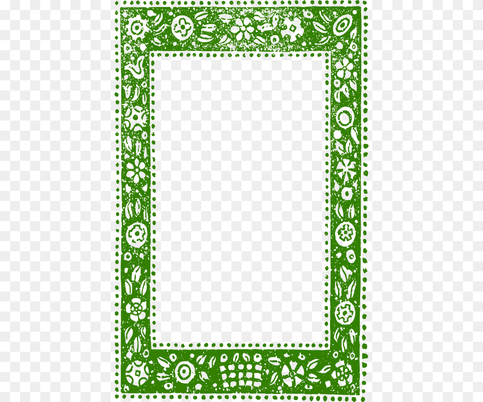 Green Ethnic Nature Frame, Home Decor, Rug, Accessories, Blackboard Free Png