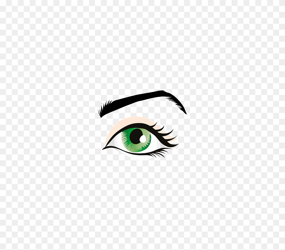 Green Eye Looking Straight Ahead, Art, Drawing, Graphics Png