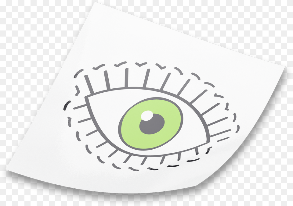 Green Eye Square Sticker U2013 Pretty Art Online Circle, Text, Disk Png