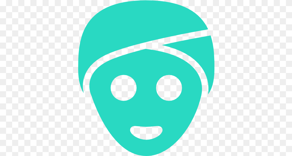 Green Face Mask Icon Of Hotel, Cap, Clothing, Hat, Bathing Cap Free Transparent Png