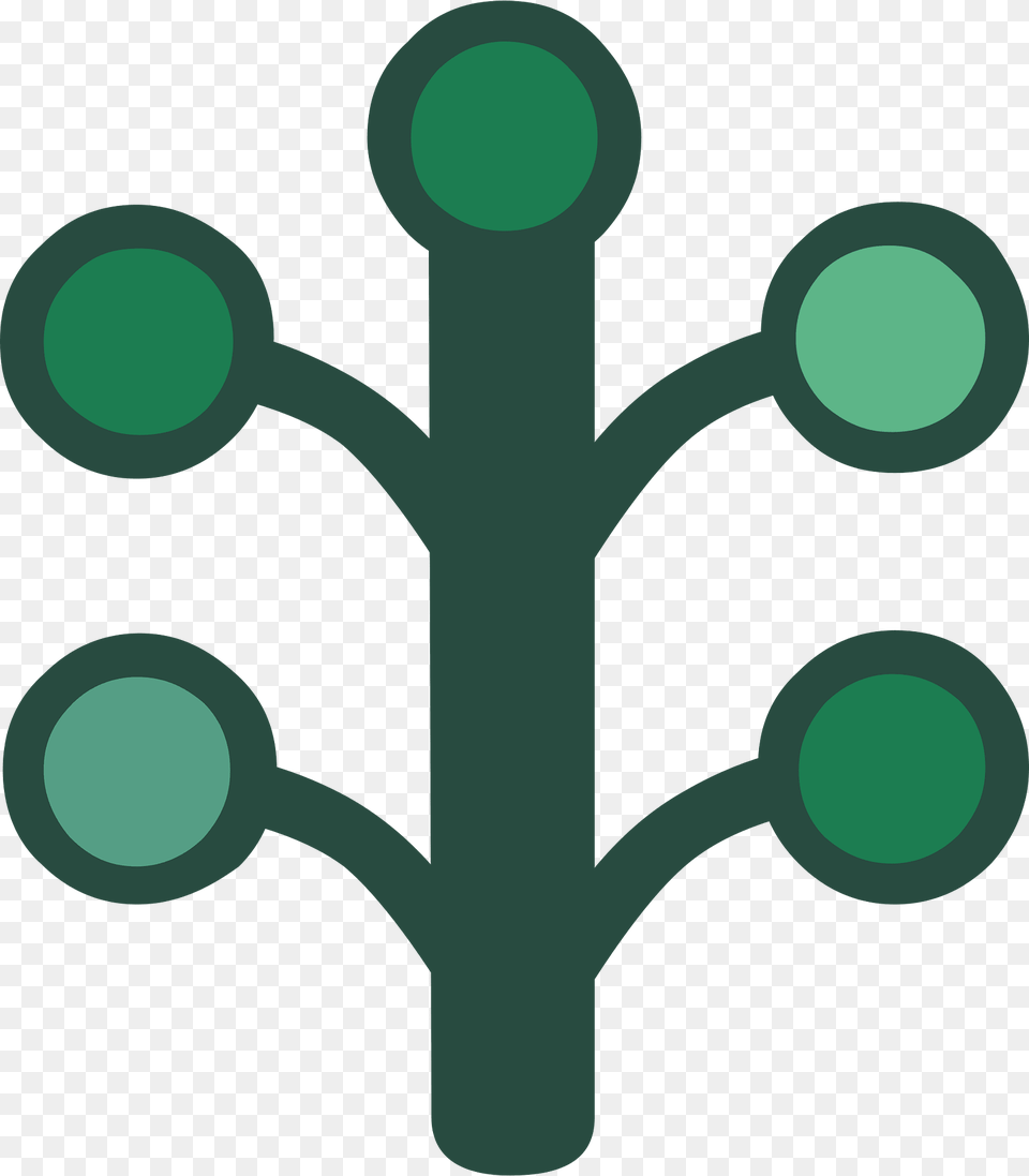 Green Fantasy Plant Clipart, Light, Cross, Symbol, Traffic Light Png