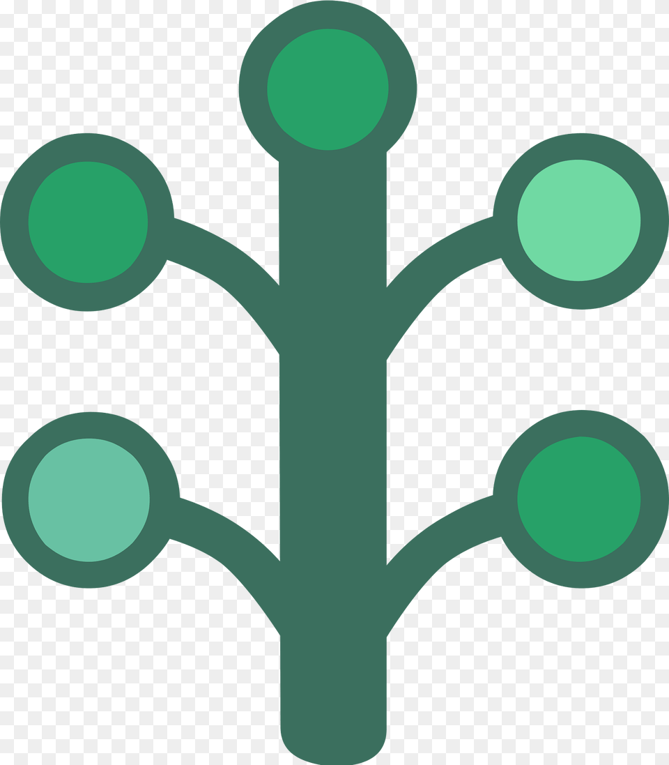 Green Fantasy Plant Clipart, Light, Traffic Light, Cross, Symbol Free Transparent Png