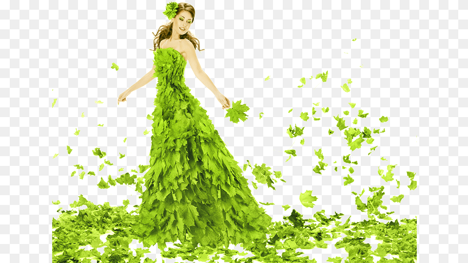 Green Fashion, Formal Wear, Clothing, Dress, Gown Free Png Download