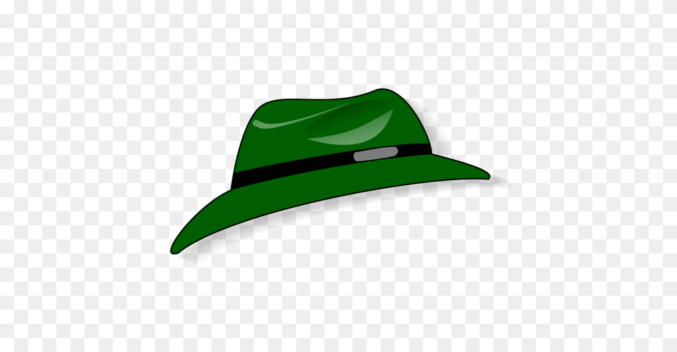 Green Fedora Hat Vector Clip Art, Clothing, Sun Hat, Cowboy Hat, Animal Free Png