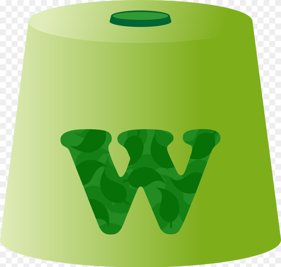 Green Fez Green Leafy W, Paper Free Png