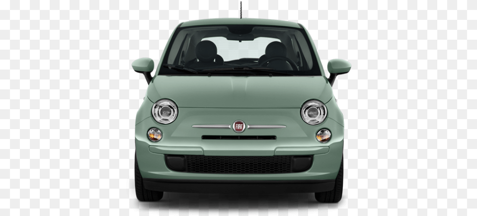 Green Fiat Front View Images Download Fiat 500 Front Vector, Windshield, Car, Vehicle, Transportation Png Image