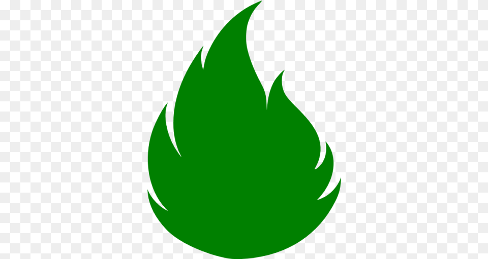 Green Flame 2 Icon Fire Icon Red, Leaf, Plant, Nature, Night Free Png Download