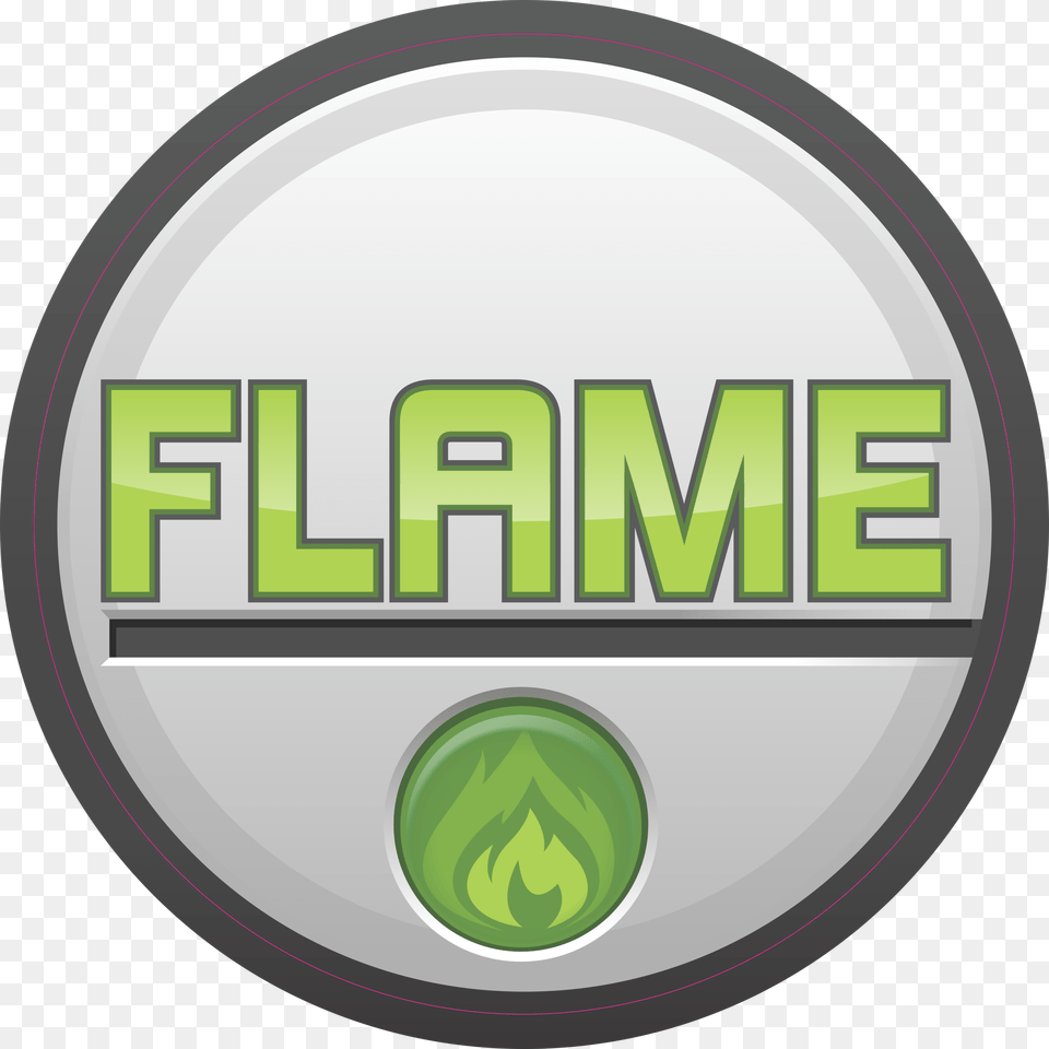 Green Flame, Logo, Badge, Disk, Symbol Png Image