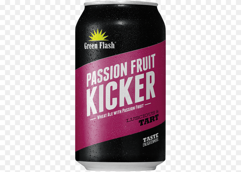 Green Flash Passion Fruit Kicker Green Flash Brewing Company, Alcohol, Beer, Beverage, Lager Free Transparent Png