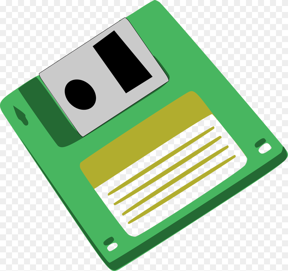 Green Floppy Disk Icons, Computer Hardware, Electronics, Hardware Free Png