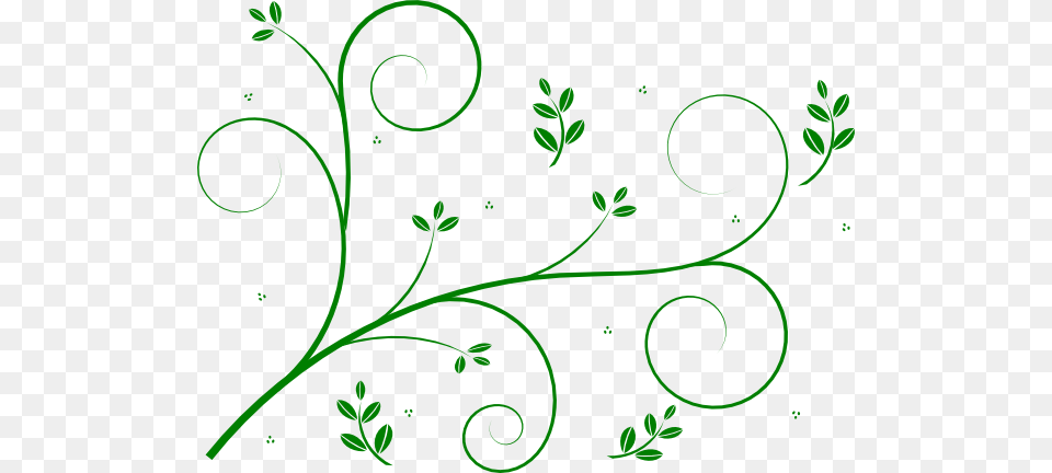 Green Floral Vine Clip Art At Clker Vines Clip Art, Floral Design, Graphics, Pattern Free Transparent Png