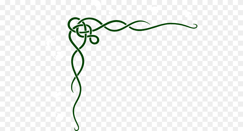 Green Flower Border Design In Assignment Paper, Knot, Smoke Pipe Free Transparent Png