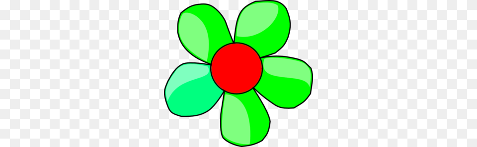Green Flower Clip Art, Light, Traffic Light, Plant Png Image