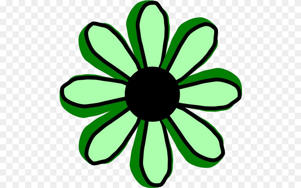 Green Flower Clip Art April Showers Vippng Animated Flowers Green, Daisy, Plant, Anemone, Chandelier Png Image