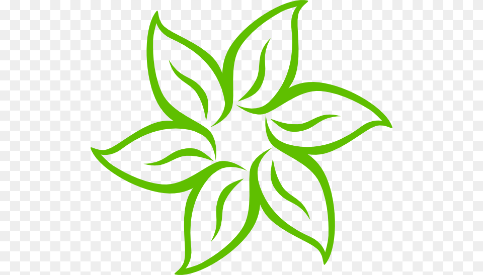 Green Flower Clip Arts For Web, Art, Plant, Pattern, Leaf Png Image