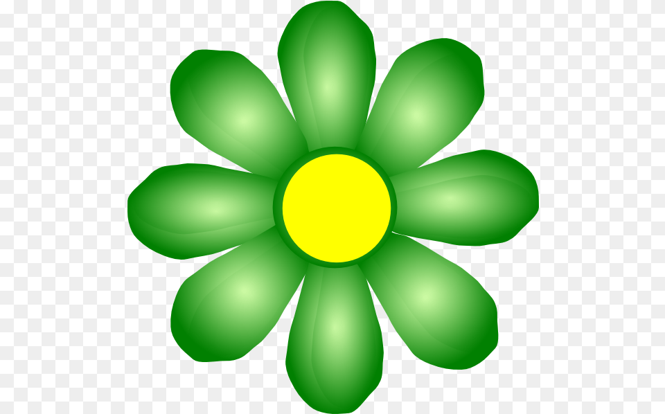 Green Flower Clipart Green Clip Art Flower, Daisy, Plant, Anemone, Appliance Free Png Download