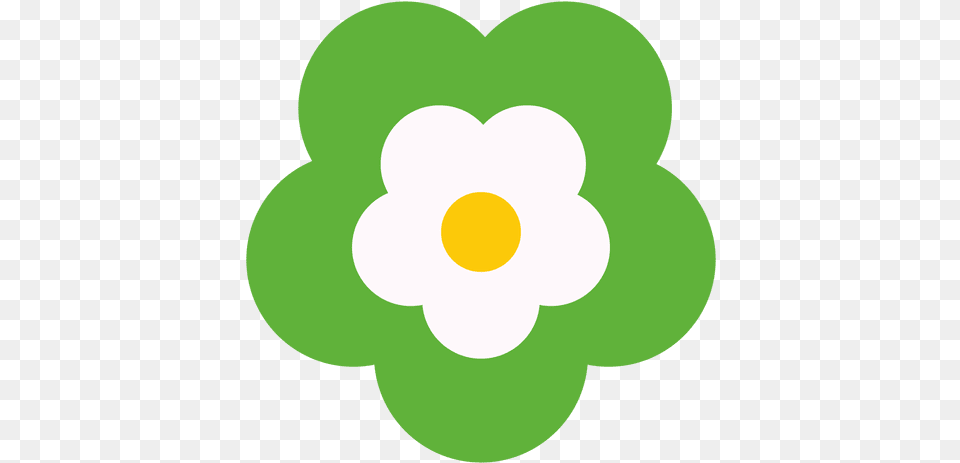 Green Flower Icon U0026 Svg Vector File Flor, Anemone, Daisy, Plant, Person Free Transparent Png