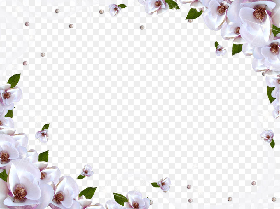 Green Flower Rings Wallpaper Border Flower Frame, Graphics, Art, Floral Design, Pattern Png