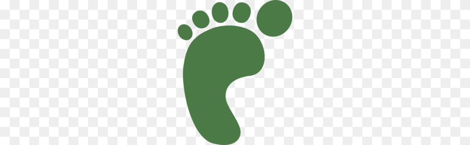 Green Foot Clip Art, Footprint Free Transparent Png