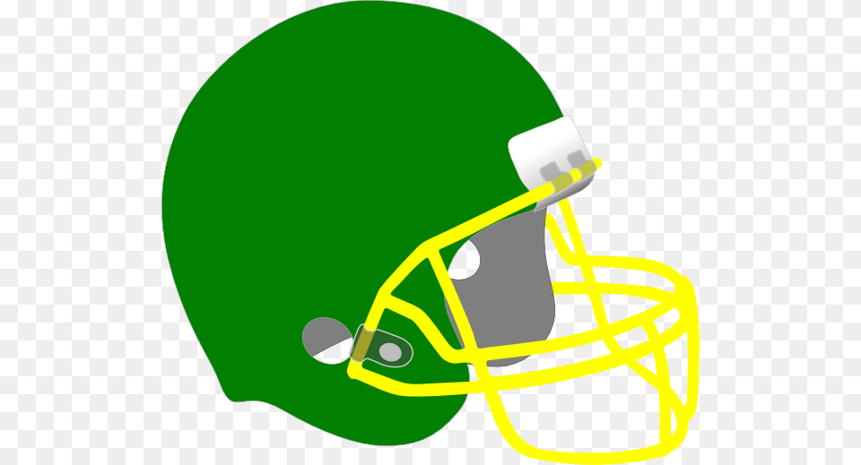 Green Football Cliparts, Helmet, American Football, Sport, Playing American Football Png Image