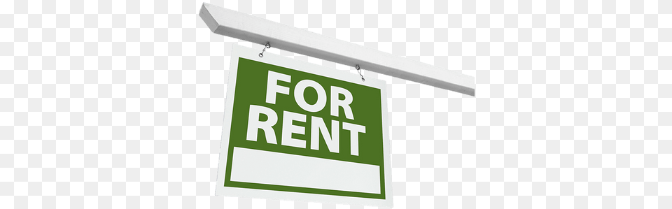 Green For Rent Sign Rent Sign, Symbol, Architecture, Building, Hotel Free Transparent Png