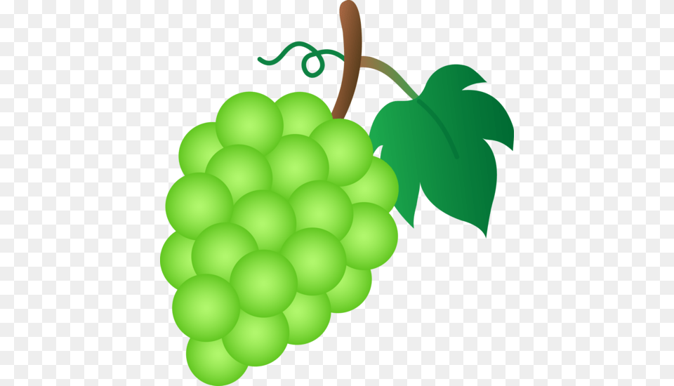 Green Fruit Clipart, Food, Grapes, Plant, Produce Free Png Download