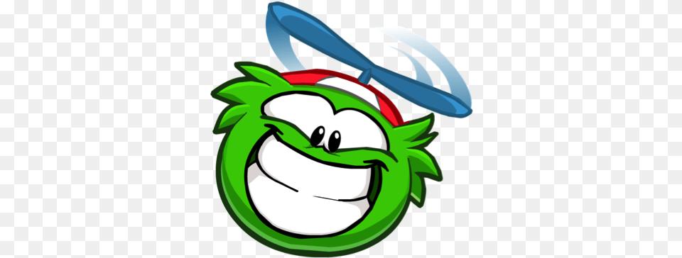 Green Funny Puffle Club Penguin Green Puffle, Food, Fruit, Plant, Produce Png