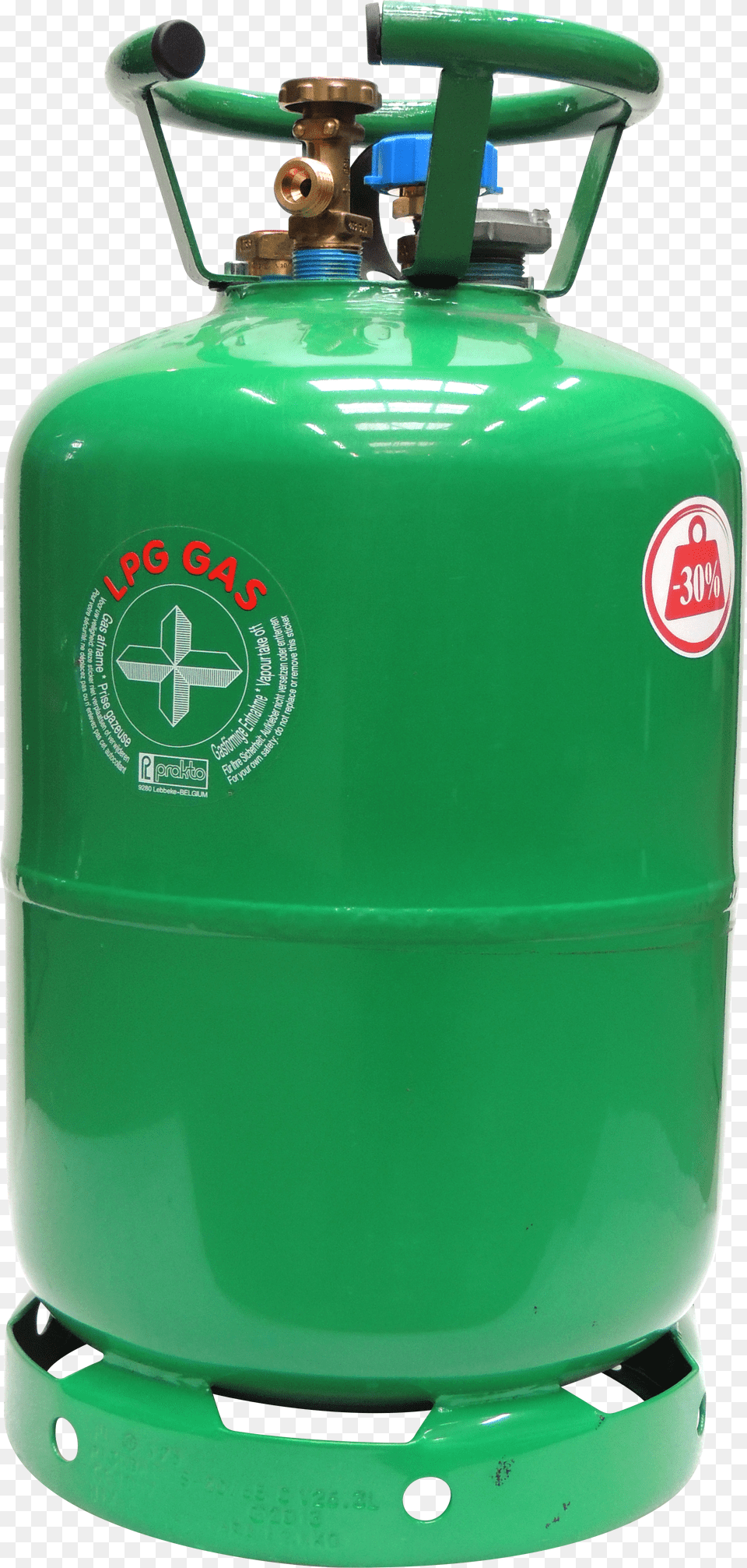 Green Gas Cylinder Free Png