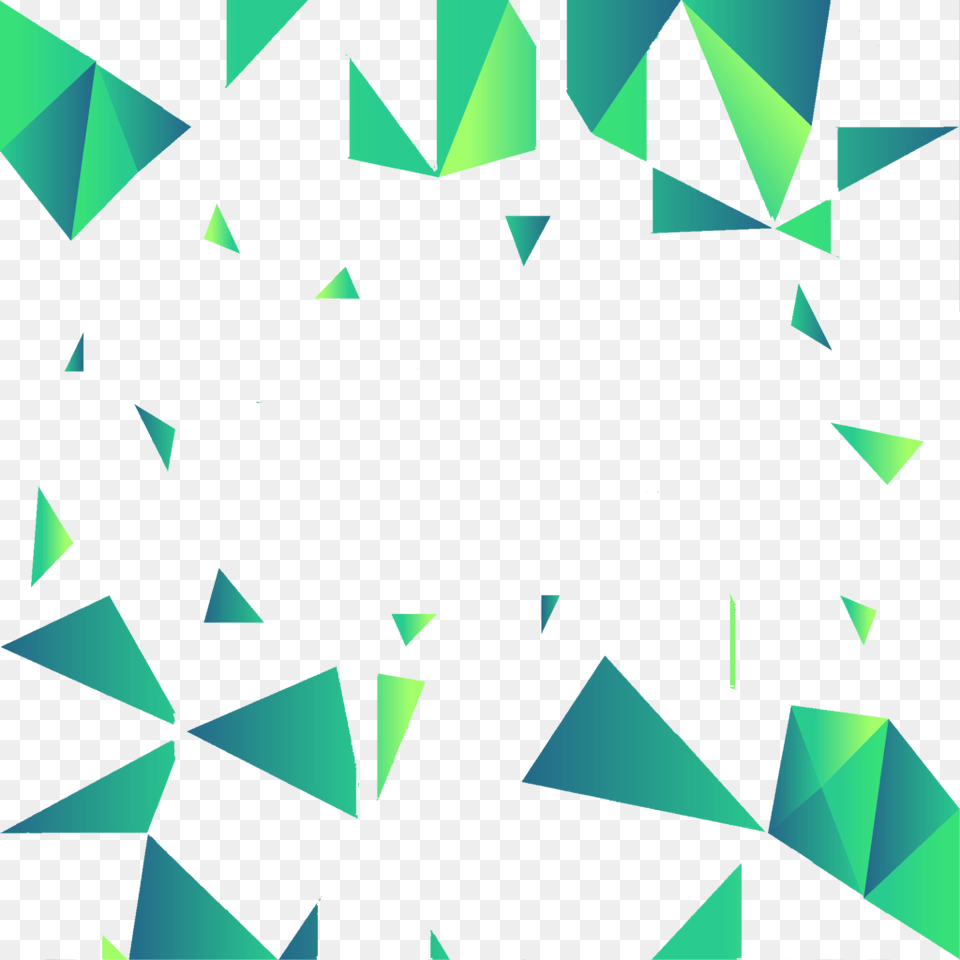 Green Geometric Backgrounds Green Geometric Background, Pattern, Art, Triangle, Accessories Free Transparent Png