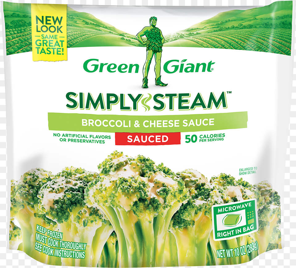 Green Giant Broccoli And Cheese, Food, Plant, Produce, Vegetable Free Png Download