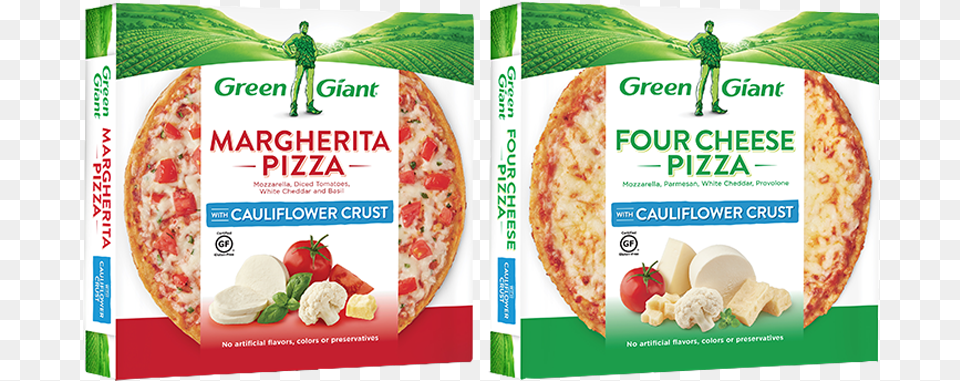 Green Giant Pizza, Advertisement, Poster, Person, Food Free Transparent Png