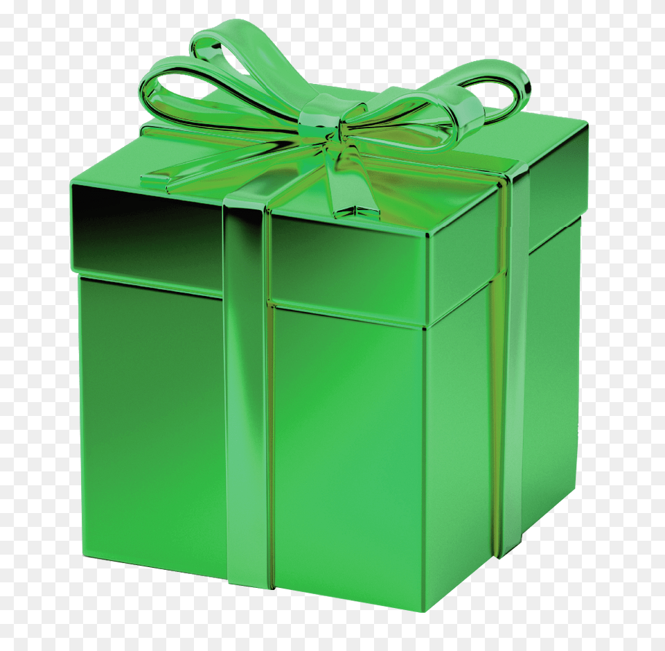 Green Gift Box Transparent Image Images Transparent Background Christmas Present, Mailbox Free Png Download