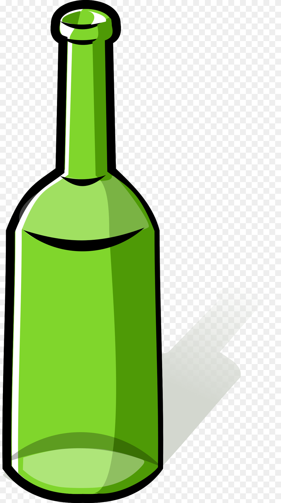Green Gl Bottles, Alcohol, Beverage, Bottle, Liquor Free Png