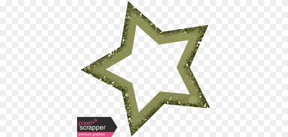 Green Glitter Star Graphic By Marisa Lerin Pixel Scrapper Pastel Goth Wallpaper Bats, Star Symbol, Symbol, Cross Free Png Download