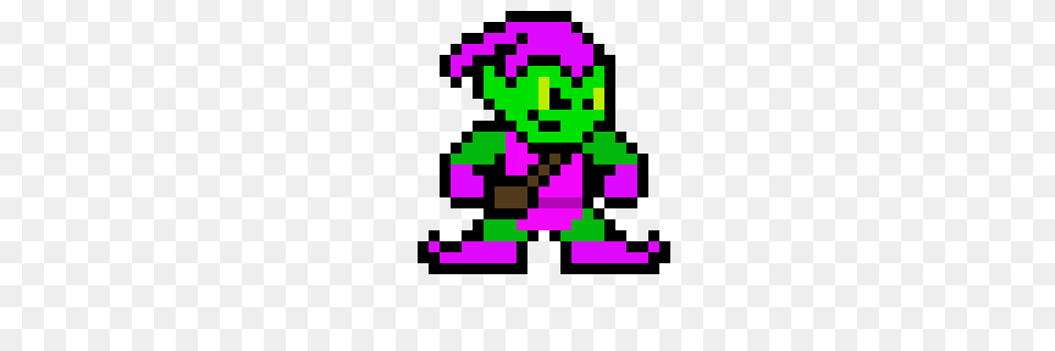 Green Goblin Pixel Art Maker, Purple, Qr Code Png