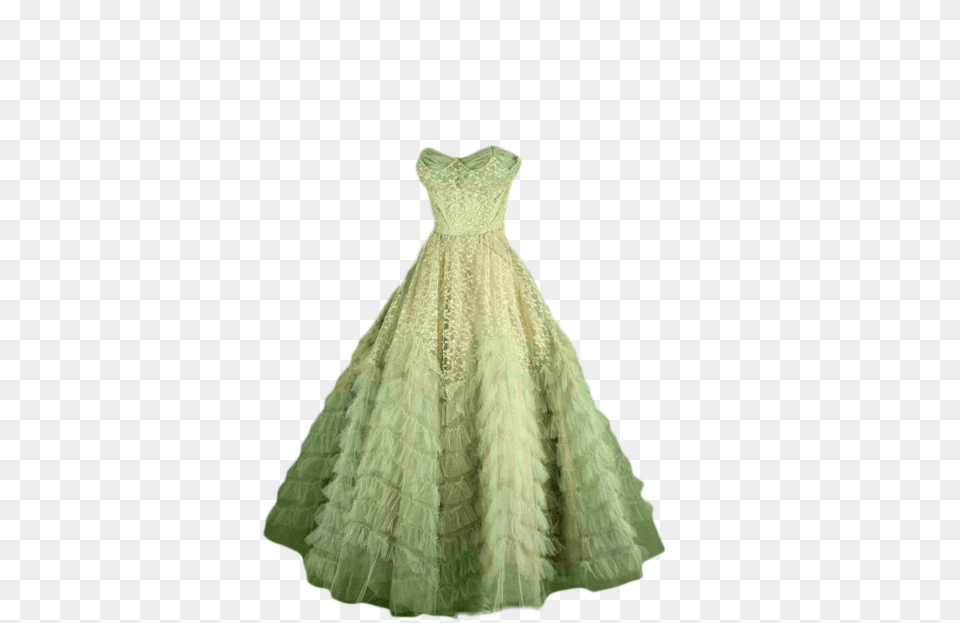 Green Gown, Clothing, Dress, Fashion, Formal Wear Png Image
