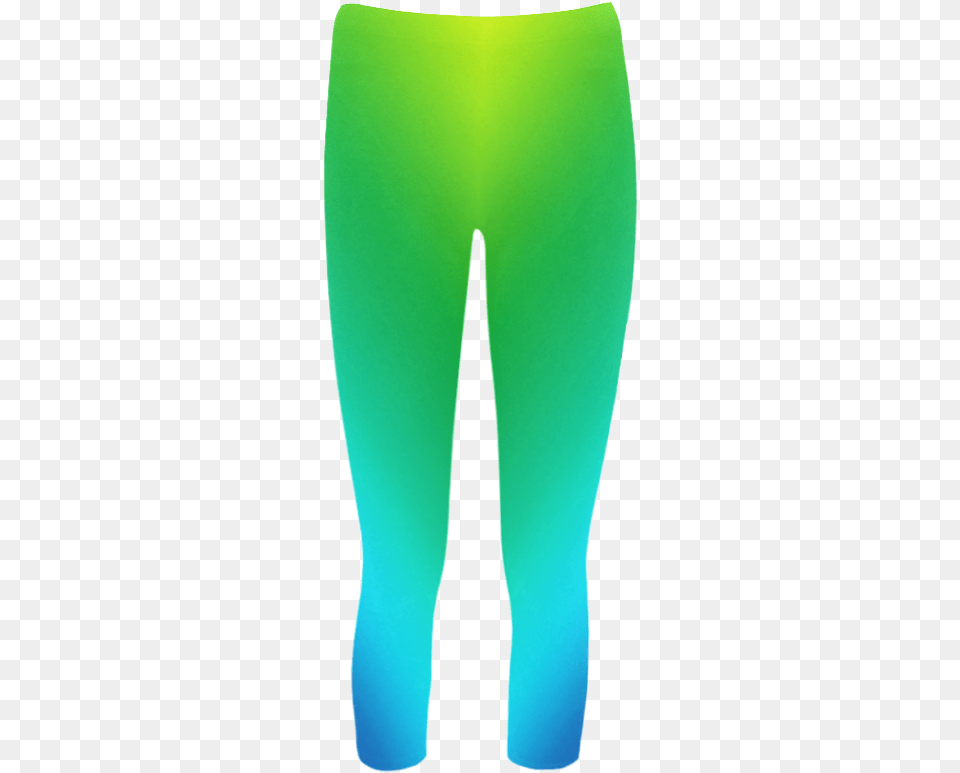Green Gradient Vas2 Capri Legging Leggings, Clothing, Hosiery, Pants, Tights Free Png