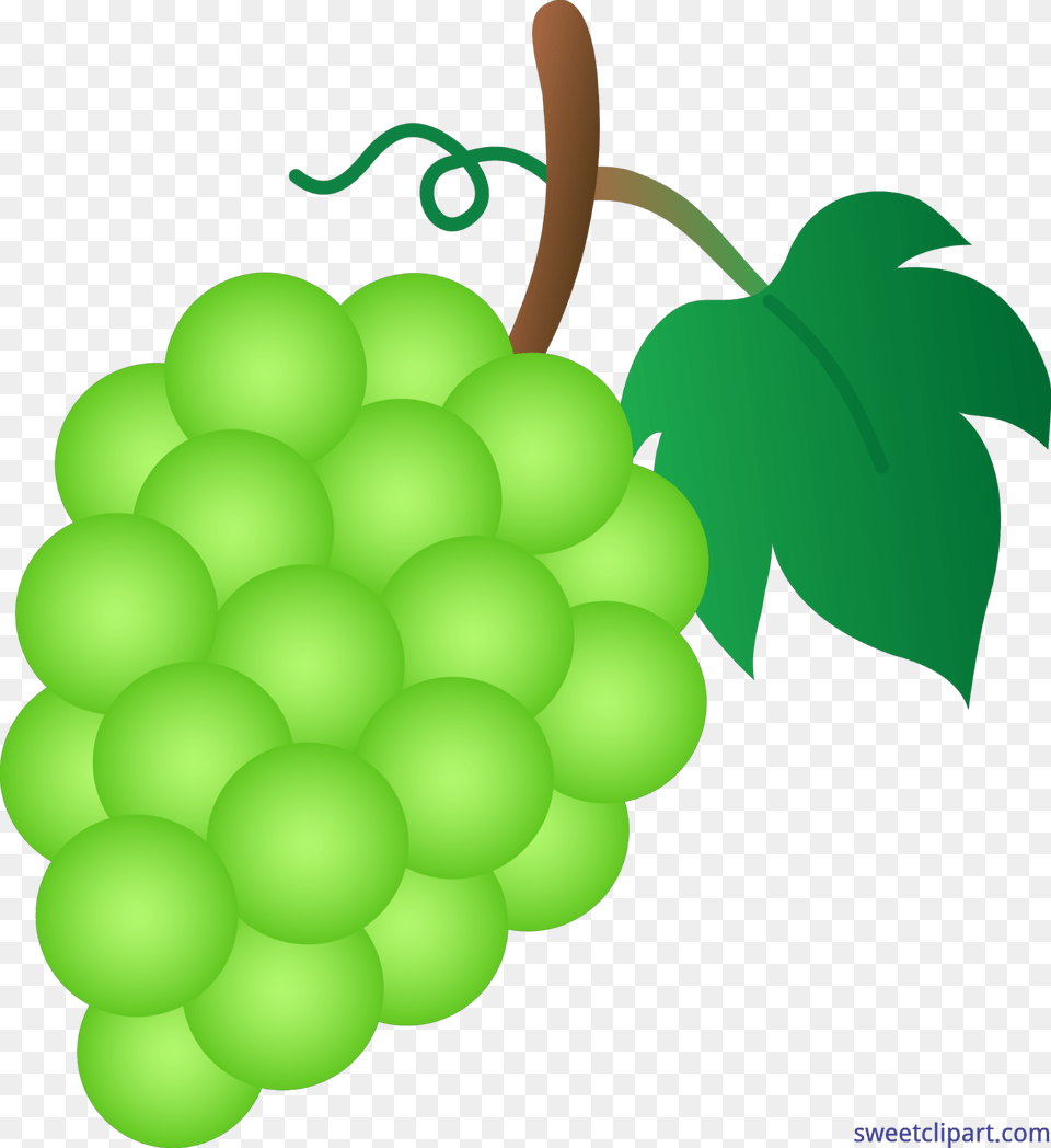 Green Grapes Clip Art, Food, Fruit, Plant, Produce Free Png Download