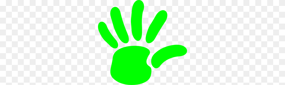 Green Hand Print Clip Arts For Web, Clothing, Glove, Footprint Png Image