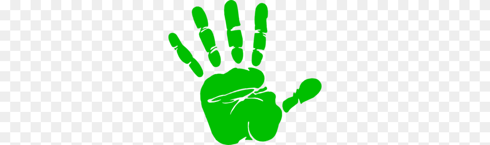 Green Handprint Clip Art, Person, Body Part, Hand, Finger Png Image