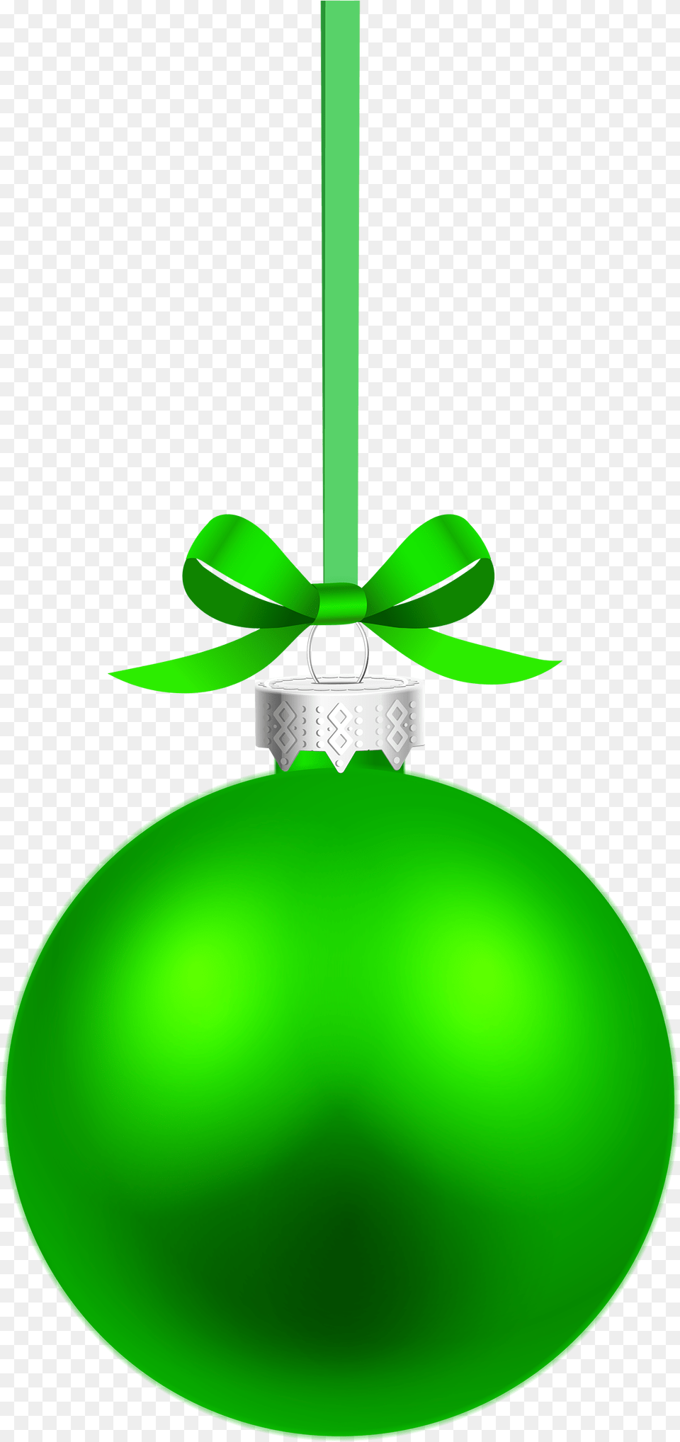 Green Hanging Christmas Ball Clipart Green Hanging Christmas Ball, Accessories, Ornament Png Image