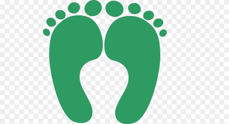 Green Happy Feet 05 Svg Clip Arts Feet Clipart, Footprint Free Png Download