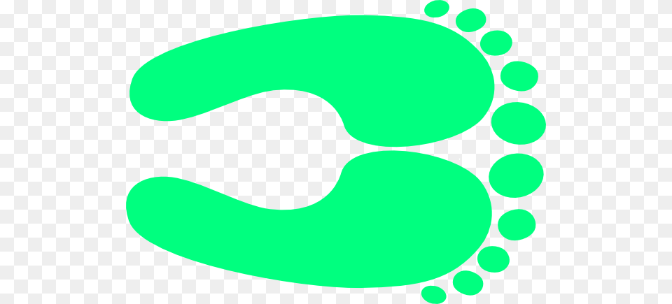 Green Happy Feet Clip Art, Footprint Png